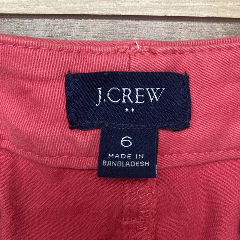 J Crew High Rise Girlfriend Ankle Chinos